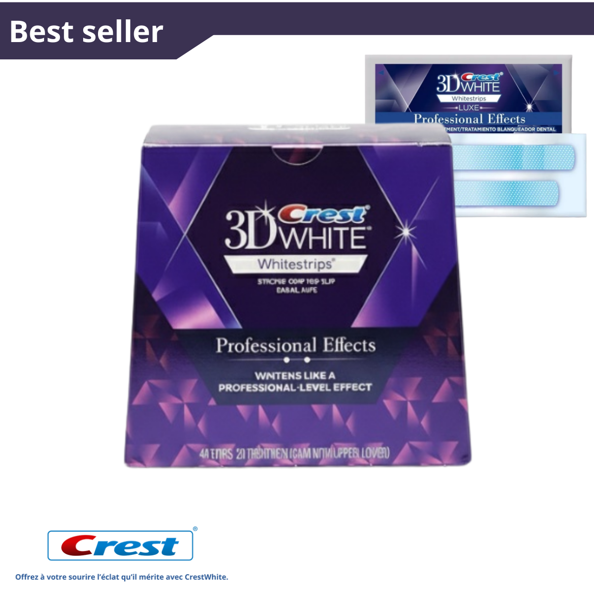 Traitement Crest 3D White – Luxe Professional Effects.