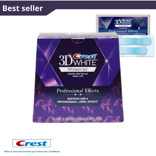 Traitement Crest 3D White – Luxe Professional Effects.