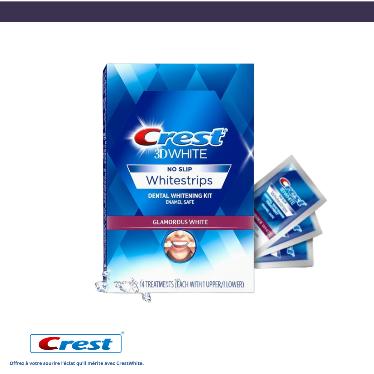 Traitement Crest 3D White – Glammourous Effects.