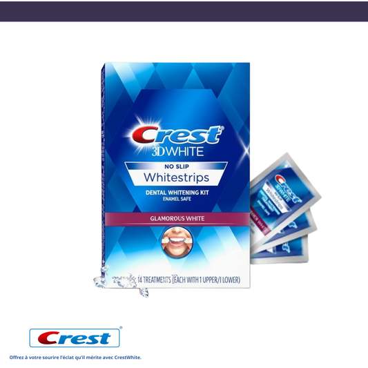 Traitement Crest 3D White – Glammourous Effects.