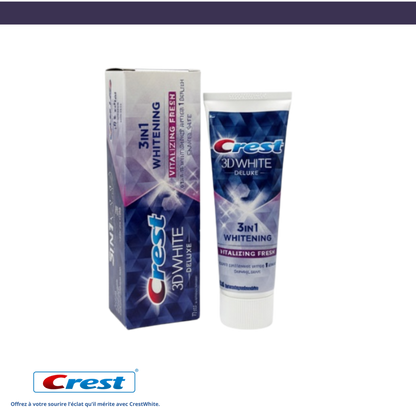 Crest 3D - 3 in 1 Whitening Vitalizing fresh