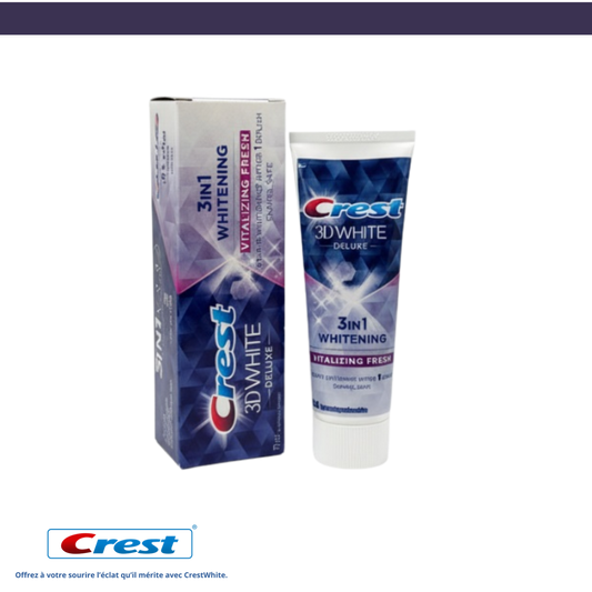 Crest 3D - 3 in 1 Whitening Vitalizing fresh